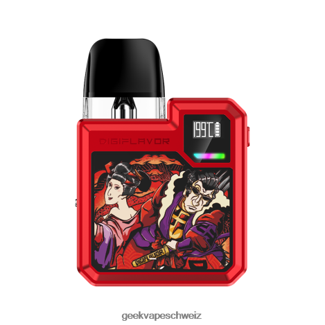 GeekVape Discount - GeekVape Digiflavor Digi-Q-Kit 1000 mAh HFL8B877 Samurai-Rot