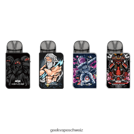 GeekVape Clearance - GeekVape Digiflavor U-Pod-Kit 1000 mAh HFL8B870 Spacegang Silber